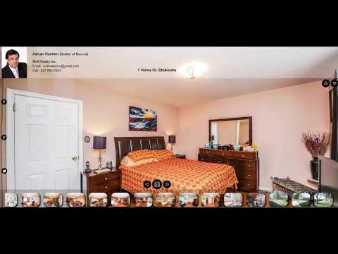 1 Velma Dr, Toronto Listed by Adnan Hashmi