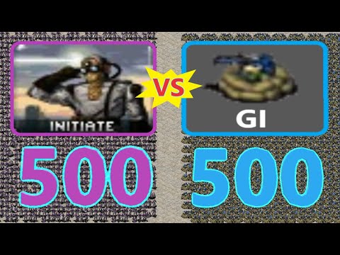 Initiates vs Deployed Gi's - Same Cost - Red Alert 2