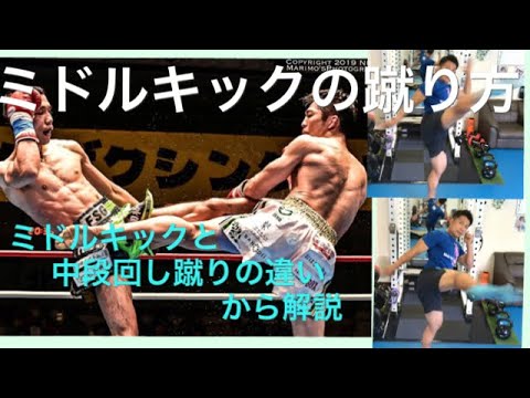 ［ミドルキック］が蹴れない人にコツを教えます
