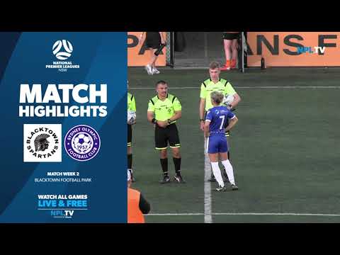 NPL NSW Women's Round 2 Highlights – Blacktown Spartans v Sydney Olympic