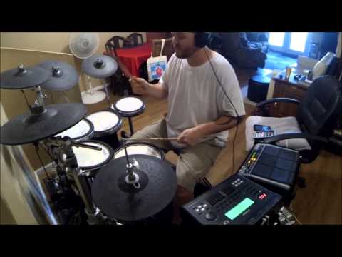 Tool - Stinkfist - Cover by Trey Newmiller - Yamaha DTX 950 - Roland SPD-S Filmed with GoPro