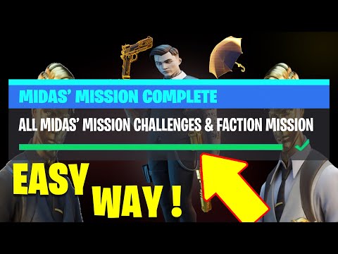 All Midas' Mission Week 10 Challenges Guide & Midas Faction Mission - Fortnite Season 2 Chapter 2