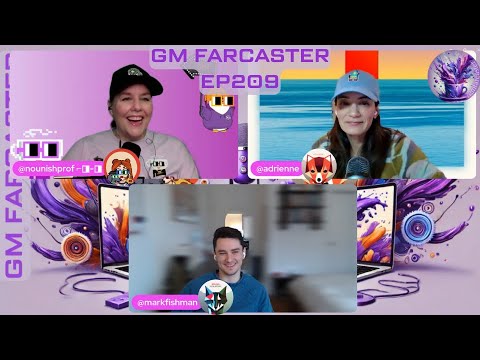 GM Farcaster ep209 Friday January 31, 2025 with @markfishman  /firstdraft
