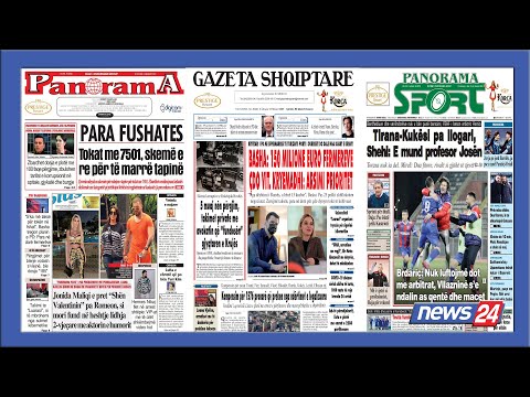 13 shkurt, 2021 "Shtypi i dites" ne @News24 Albania​ - "Koha per t'u zgjuar" nga Bashkim Hoxha