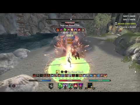 Breton Magicka Warden 98.2k dps (Markarth) Easy static DOT Rotation