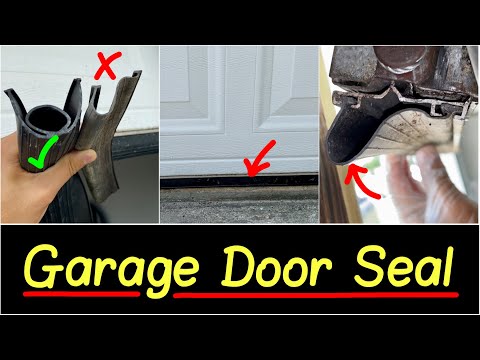 ✅Best Garage Door Bottom Seal | Rubber Gasket Weather Strip Replacement DIY HD Review