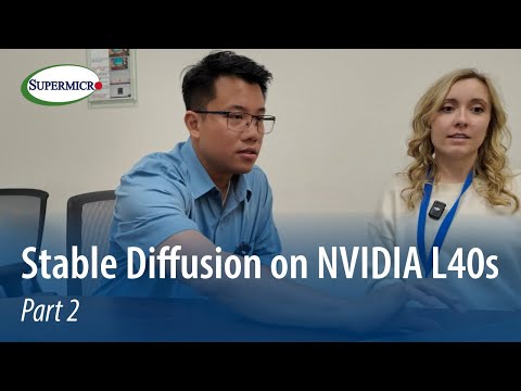 Supermicro StableSwarmUI Demo Video on SYS-521GE-TNRT (Part 2)