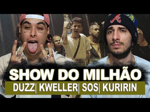 Duzz, Kweller, Sos, Kuririn - Show do Milhão | REACT / ANÁLISE VERSATIL