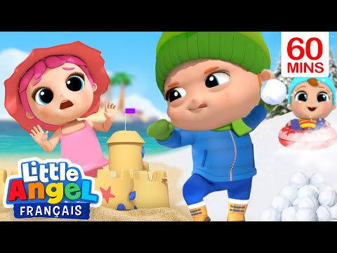 C’est l’été!  Chaud ou froid? Comptines pour Bébé | Little Angel Français