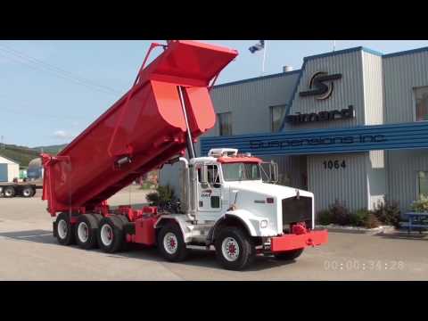 Dramis D55T Kenworth T800 chassis Load/Unload Cycle - mining truck