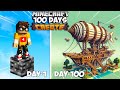 I survive 100 Days on a Bedrock with create mod in minecraft Hardcore