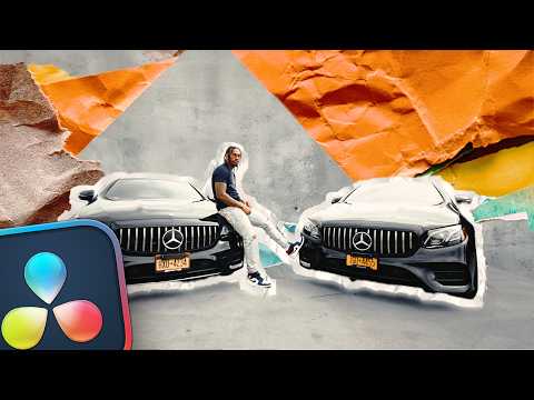 Create PAPER Effects Out Of Anything in Davinci Resolve