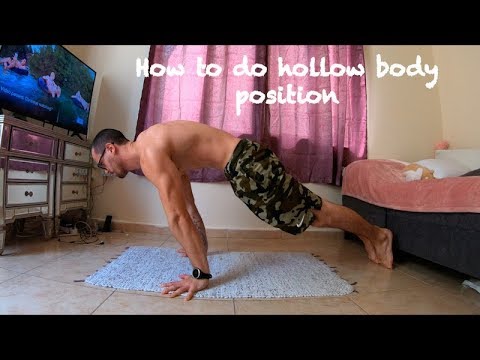 HOW TO DO HOLLOW BODY POSITION - PLANCHE GUIDE