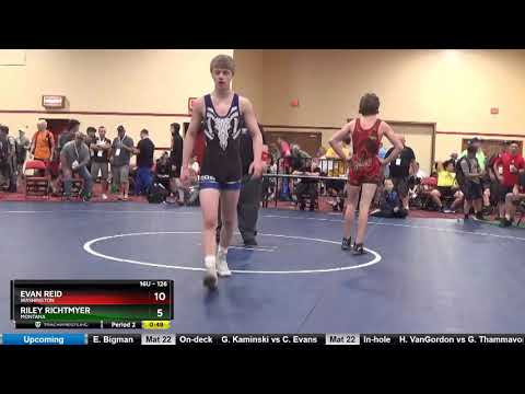 16U 126 Evan Reid Washington Vs Riley Richtmyer Montana