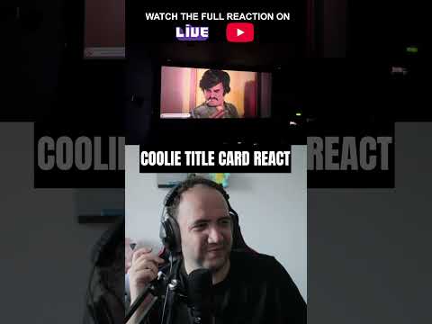 🇮🇳 COOLIE Title Card Theatre Response in Patel Nagar, New Delhi. #coolie #rajnikanth Producer Reacts