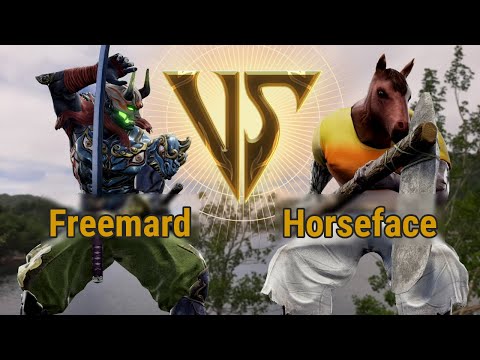 Freemard (Yoshimitsu) VS Horseface (Astaroth)