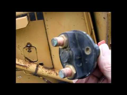Faulty battery Isolator switch Backhoe