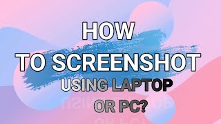 EASY STEPS ON HOW TO SCREENSHOT GOOGLE MEET OR ZOOM MEETING USING LAPTOP OR PC