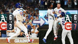 PCA = Pretty Clutch, Actually! ???? Cubs score FOUR in the 9th as Pete Crow-Armstrong WALKS IT OFF! ????