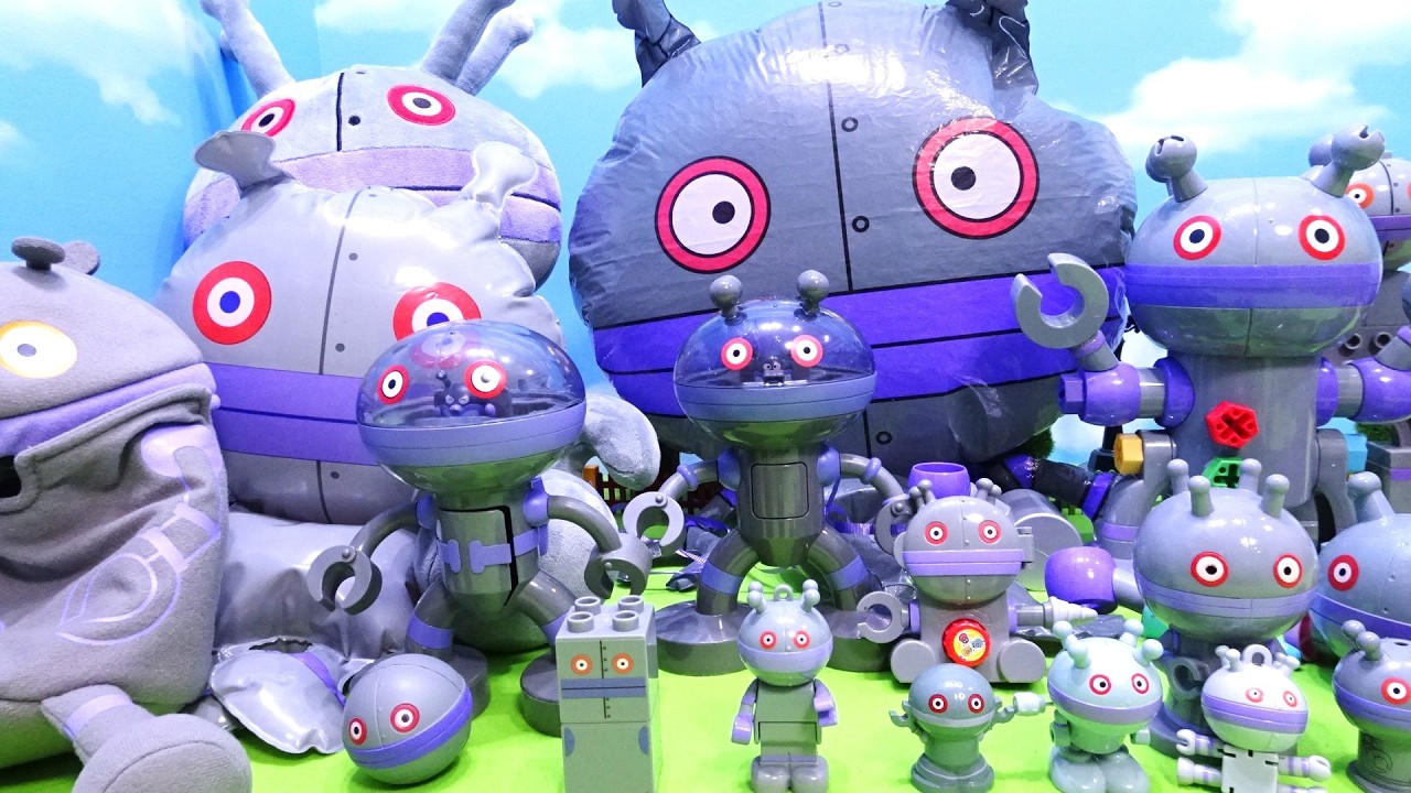 だだんだん大集合♪今まで集めた、だだんだんを紹介するよ！アンパンマンのおもちゃで遊ぶよ！バイキンメカシリーズ