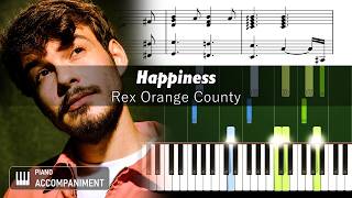 Download lagu Rex Orange County - Happiness - Accurate Piano Tutorial with Sheet Music mp3