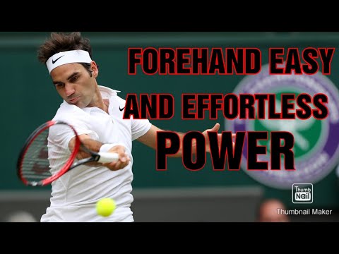 3 simple tips for huge effortless forehand power