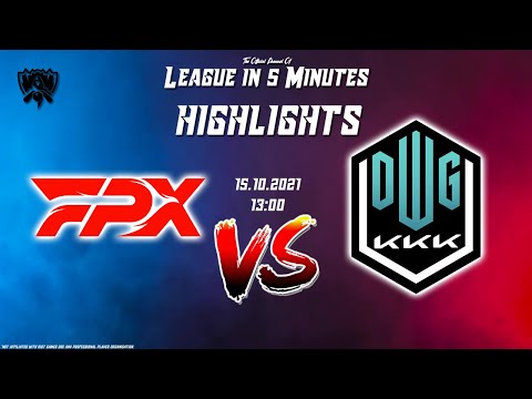FPX vs DK Highlights | Worlds 2021 Day 4 Group A | FunPlus Phoenix vs DWG KIA