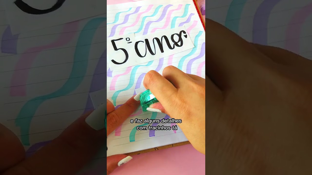 Capa de Caderno do 5º Ano !!