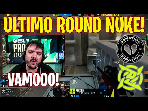 ULTIMO ROUND 00NATION VS NIP (NUKE) PEGOU FOGO!🔥🔥🔥