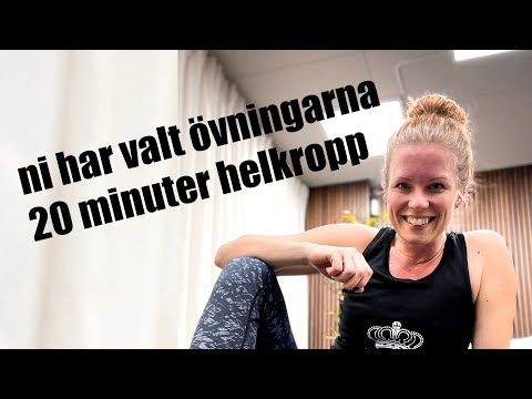 Ni har valt övningarna - nu testar vi dessa tillsammans!