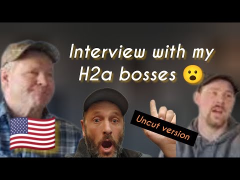 Full Interview - South African farm worker in America interviewed his farmer about the H2A visa