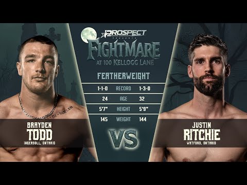 PFC 20 Main Event: Brayden Todd vs Justin Ritchie