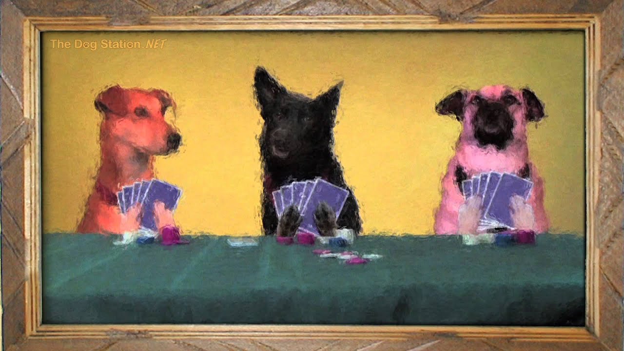 Dogs Playing Poker