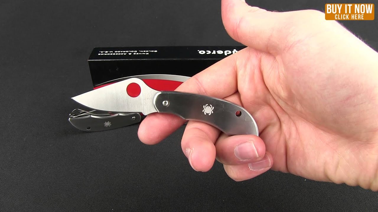 Spyderco ClipiTool Bottle Opener & Screwdriver Knife (2" Satin) C175P