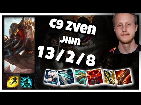 Jhin 11.2 Gameplay Challenger Replay Bot Lane - S11 (13/2/8) - NA