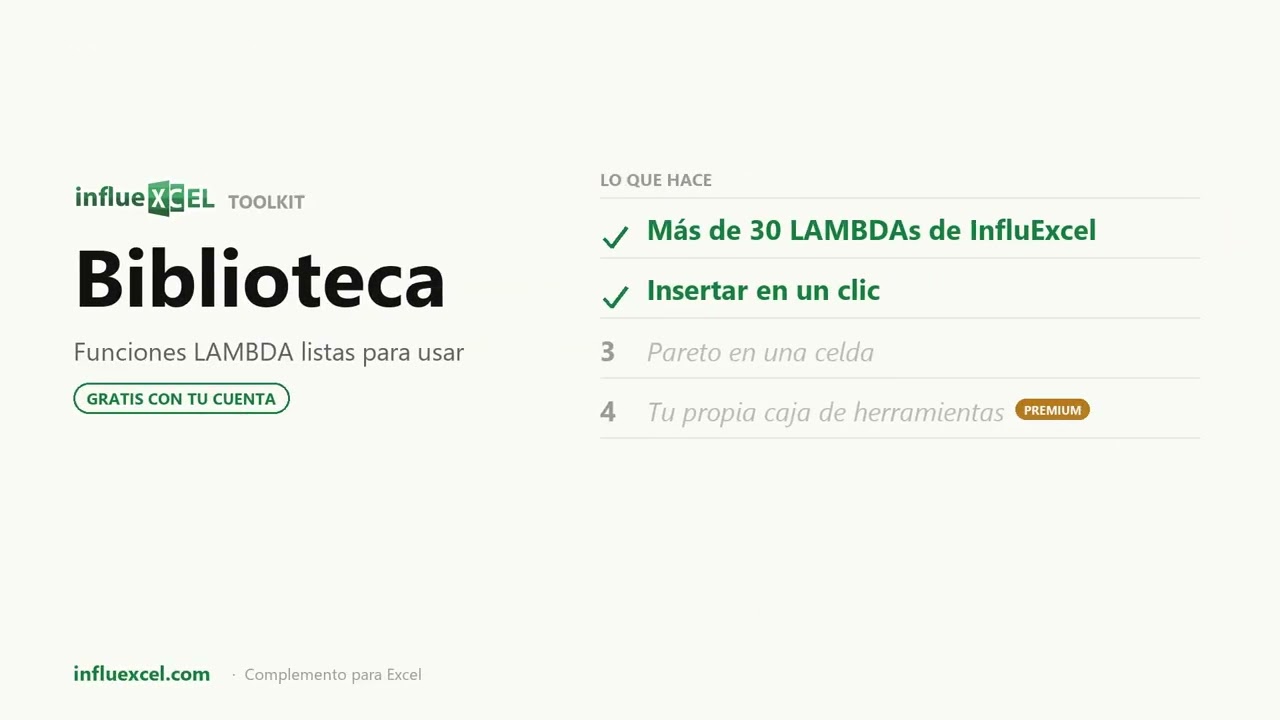Vídeo: Funciones personalizadas en Excel sin VBA: la biblioteca de LAMBDAs