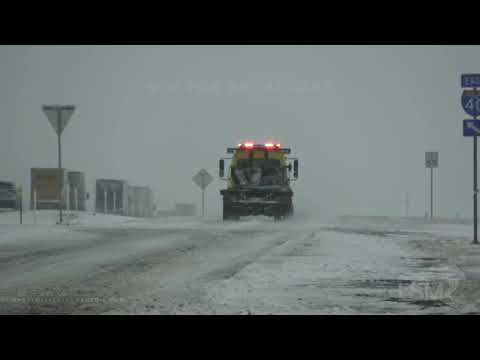 12-13-20, Heavy Snow Shuts Down I40 Due to Accidents, Conway TX