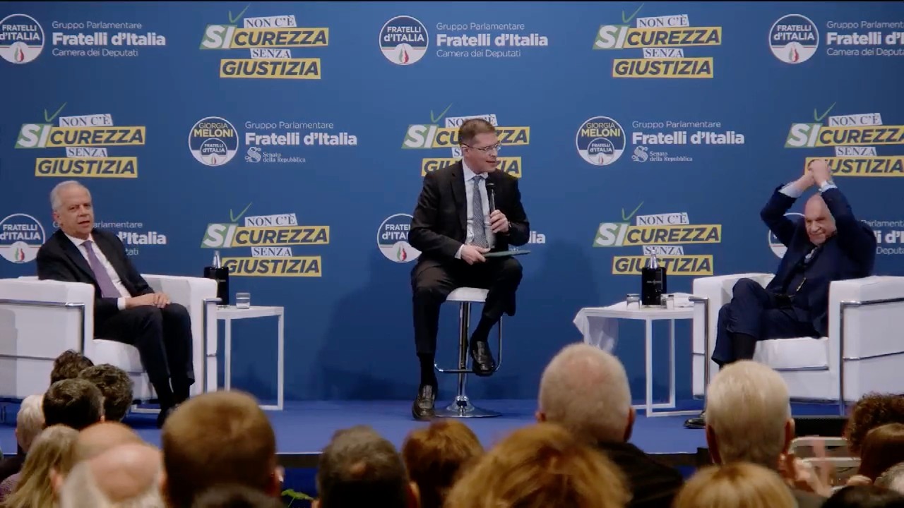 I MINISTRI NORDIO E PIANTEDOSI INTERVISTATI DA DANIELE CAPEZZONE "NON C'È SICUREZZA SENZA GIUSTIZIA"