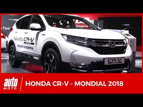 Mondial de l'auto 2018 : le Honda CR-V se montre à Paris