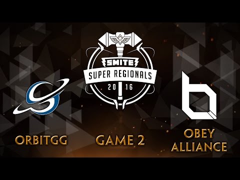 SMITE Super Regionals Day 1 - OrbitGG vs. Obey Alliance (Game 2)
