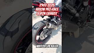 Z900 2025 ARROW Pro−Race Slip on  Exhaust #shorts #kawasaki #z900 #arrowexhaust