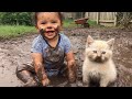 The Cute Cats and Kids Compilation Ever DEFAULT Thumbnail
