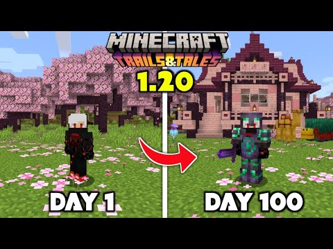 I Survived 100 Days In 1.20 In Minecraft Hardcore | LordN Gaming