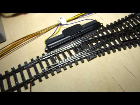 42. Stummi-Treff WN,  02 - K-Gleis Weiche  (Märklin 2263) Demonstration Ansteuerung über CAN-Bus