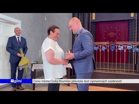 Český Krumlov ocenil osobnosti, které městu zasvětily svůj život, náhled videosekvence