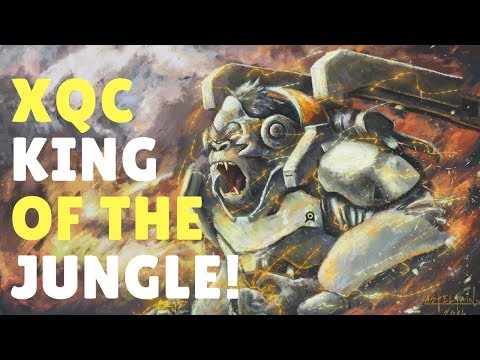 Overwatch XQC Playing Godlike Level Winston For Rank 1 Spot