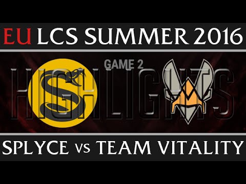 Splyce vs Vitaly Game 2 Highlights - EU LCS Week 1 Summer 2016 - SPY vs VIT G2