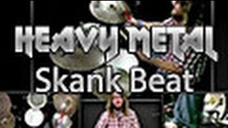Heavy Metal Drumming-Skank Beat for Metal Beginners-Online Drum Lesson