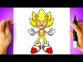 How to DRAW SUPER SONIC FLEETWAY