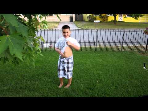 My Monch doing the Truffle Shuffle.